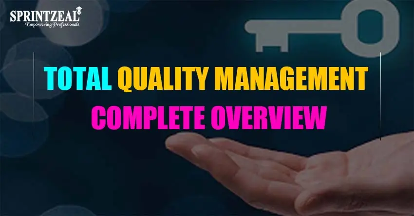 Total Quality Management - Concepts, Principles and Implementation