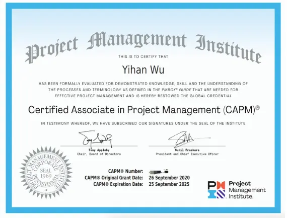 CAPM® Certified Associate Project Management