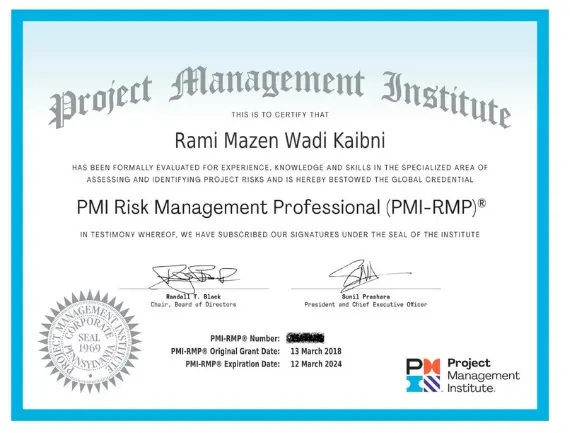 PMI-RMP® - Risk Management Professional