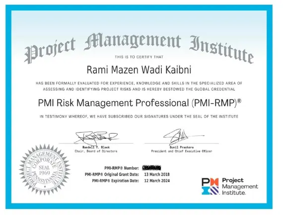 Risk Management Certification Training Course | PMI RMP Prep