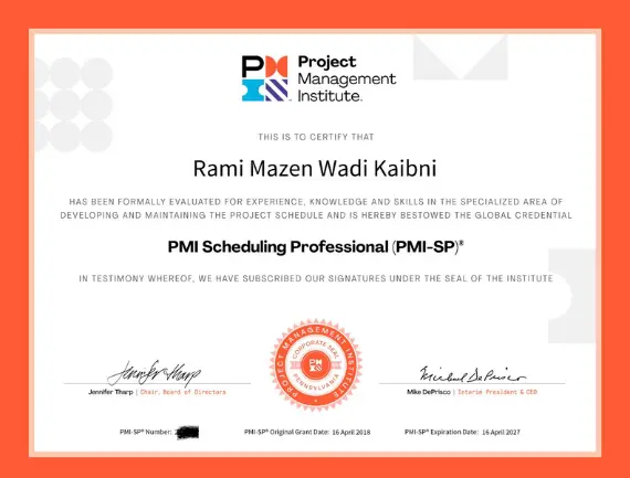 PMI-SP® - Scheduling Professional